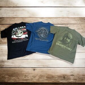 Chris Kyle Frog Foundation Tee Shirt Lot of Three (3) M L God Country Family